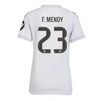 Billige Fotballdrakt Real Madrid Ferland Mendy #23 Replika Hjemmedrakt Dame 2025-26 Kortermet